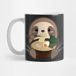 Anime Cute Sloth Japanese Ramen Noodles Kawaii Gift design Mug